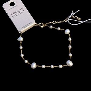 Frenzy delicate freshwater pearl bracelet/anklet